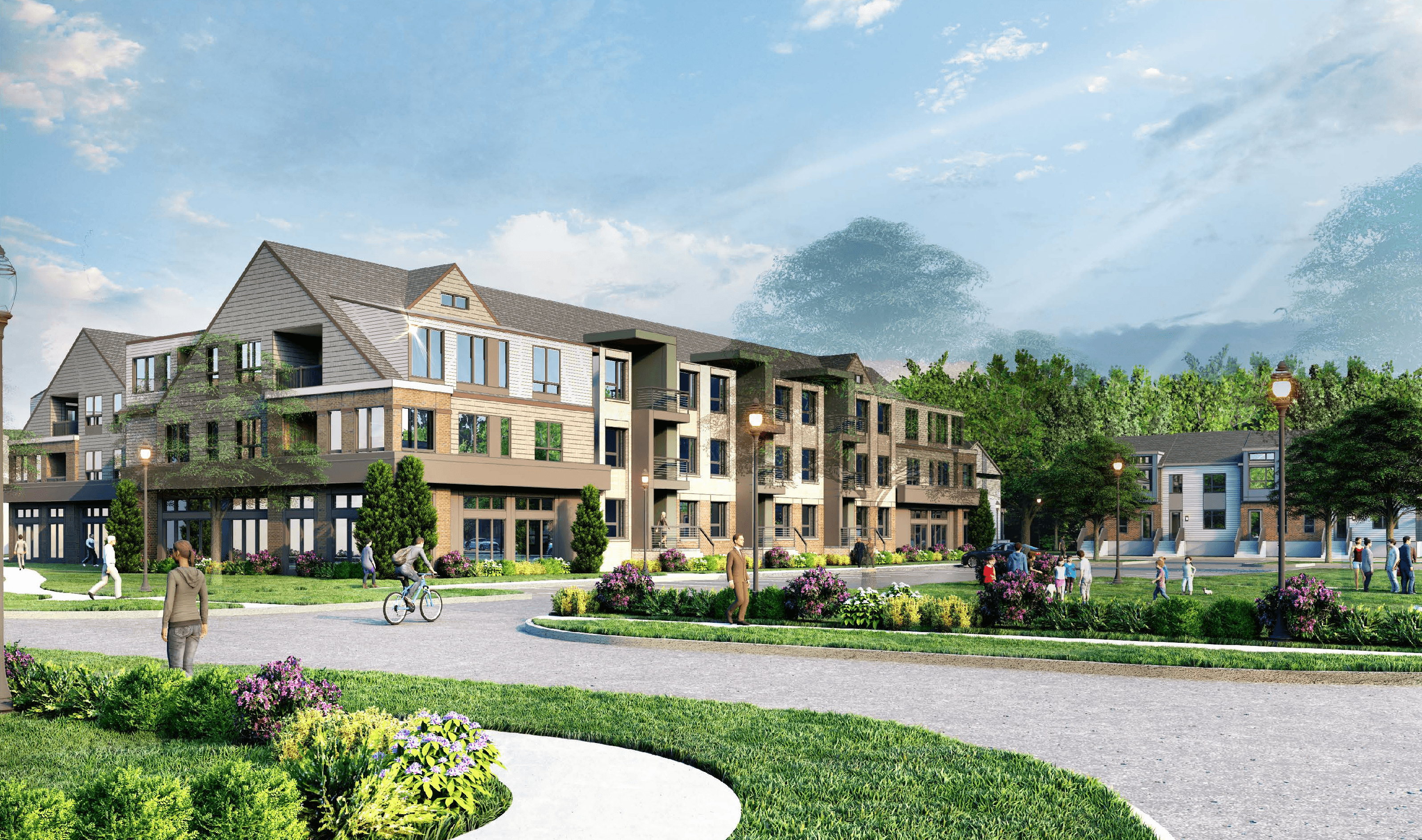 3d project of Nobscot Village Reimagined